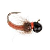 Turrall Off Bead Caddis Red Tungsten Nymph Barbless Trout Fly