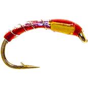 Turrall UV Flashback Epoxy Red Buzzer Trout Fly