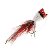 Turrall Bass Red White Foam Popper Trout Fly