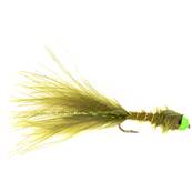 Turrall Beadhead Green Hothead Damsel Trout Fly
