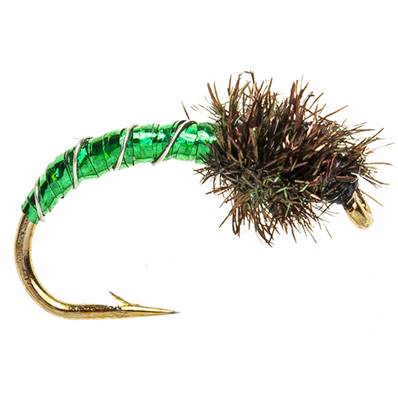 Turrall Disco Midge Green Standard Nymph Trout Fly