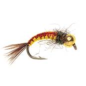 Turrall Woven Czech Nymph Brown Beadhead Trout Fly