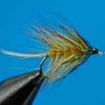 Golden Olive Wet Irish Bumble Trout Fishing Fly