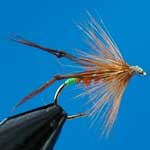 Hoppers Orange Special Dry Trout Fishing Fly
