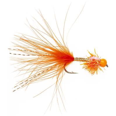 Turrall Beadhead Power Flash Orange Streamer / Lure Trout Fly