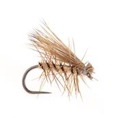 Turrall Elk Hair Tan Caddis / Sedge Barbless Trout Fly