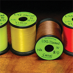 8/0 Uni Super Midge PreWaxed Thread - 200 Yards - Mixed Box 20 Colours