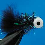Black Fritz Booby Trout Fishing Fly #10 (Bo0)