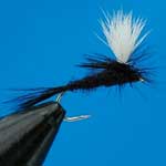 Black Gnat Parachute Dry Trout Fishing Fly