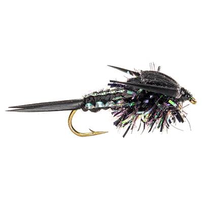 Turrall Black Woven Heavy Stonefly Nymph Trout Fly