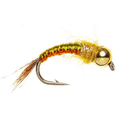 Turrall Woven Czech Nymph Olive Beadhead Trout Fly