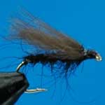F Fly Black CDC Nymph Trout Fishing Fly #12 (N799)