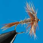 March Brown Dry Trout Fishing Fly #10 (D285)
