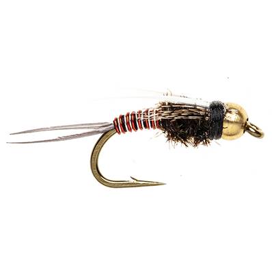 Turrall Copper Prince Red & Silver Beadhead Trout Fly