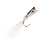 Turrall Double Barrel White Foam Popper Trout Fly