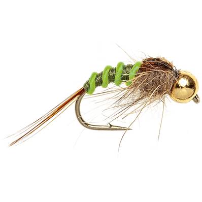 Turrall Czech Mayfly Olive Beadhead Trout Fly