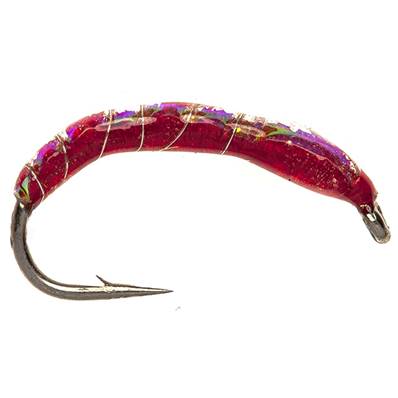 Turrall Epoxy Flashback Red Buzzer Trout Fly