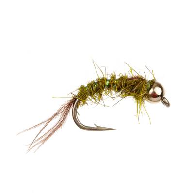 Turrall Olive Grub Beadhead Trout Fly