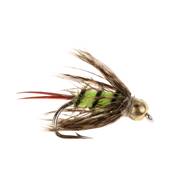 Turrall Smoots Bloody Mary Green Beadhead Trout Fly