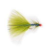 Turrall Beadhead Orange Hothead Blue Flash Damsel Trout Fly