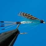 Teal Blue & Silver Wet Trout Fishing Fly