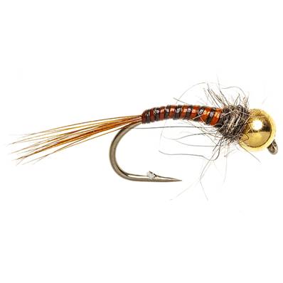 Turrall Czech Mayfly Rusty Beadhead Trout Fly