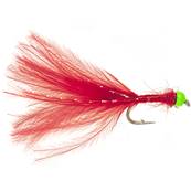 Turrall Green Bloodworm Hot Head Trout Fly