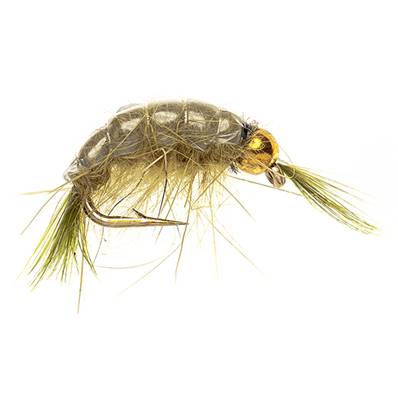 Turrall Olive Scud Beadhead Trout Fly