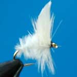 White Moth Dry Trout Fishing Fly