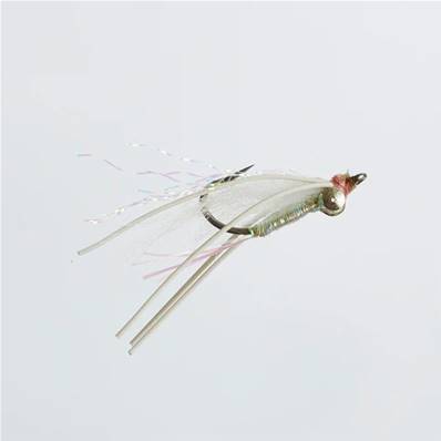 Turrall Crazy Charlie Legs Pearl Gotcha Premium Saltwater Fly