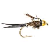 Turrall Flashback Copper John Black & Silver Beadhead Trout Fly
