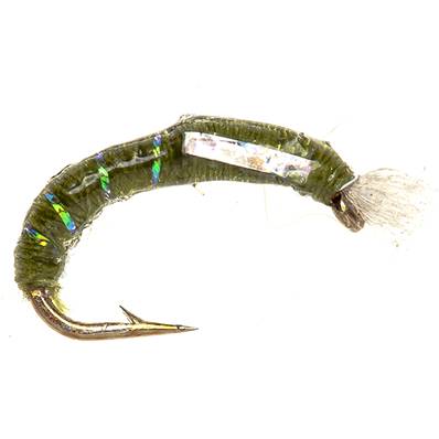 Turrall Epoxy Olive 3D Breathers Buzzer Trout Fly