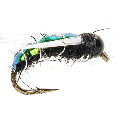 Turrall Flashy Prince Black Beadhead Trout Fly