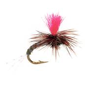 Turrall Klinkhammer Hi-Viz Grey - Red Flash Tail Special Dry Trout Fly