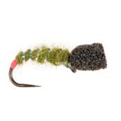 Turrall Olive Top Hat Foam Emerger Barbless Trout Fly
