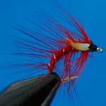 Snatcher Red Jc Wet Trout Fishing Fly #12 (W237)