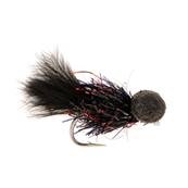 Turrall Black Red Holo Foam Eyed Booby Blob / Bung Trout Fly