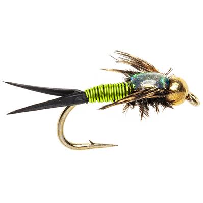 Turrall Flashback Copper John Olive Beadhead Trout Fly