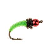 Turrall Green Grub Red Head Nordic Trout Fly