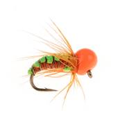 Turrall Tungsten Off Bead Woven Jig Orange Nordic Trout Fly