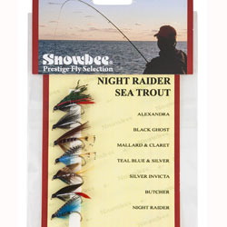 Snowbee Night Raider Sea Trout Fly Selection - SF301