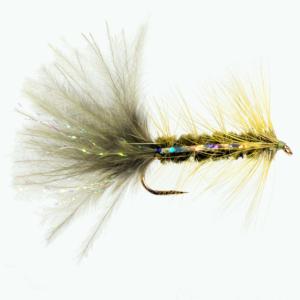 Turrall Damsel Nymphs Woolly Bugger Olive - Wb03-Size 10