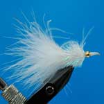 Nomad Fritz White Fritz Gh L/S Trout Fishing Fly #10 (Fr13)