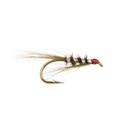 Turrall Diawl Bach-Holo Olive Slim Line Nymph Trout Fly