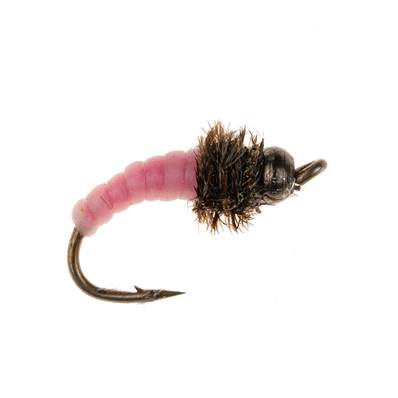 Turrall Pink Grub Black Head Nordic Trout Fly